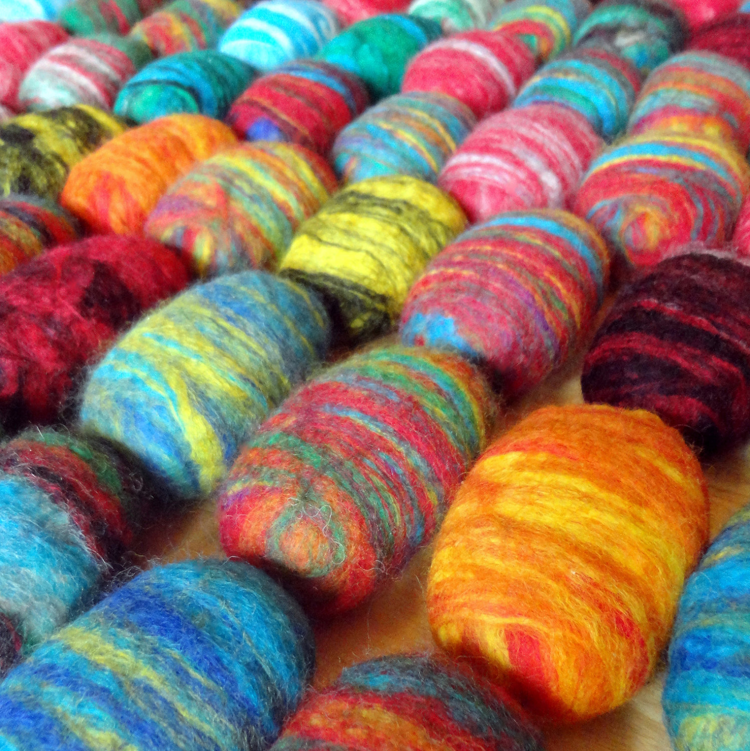 75 bars felted soap